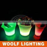 Plastic Outdoor Garden Decor Rechargeable LED Ice Bucket thumbnail-4