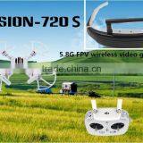 HD 5.8GHz Wireless Eyewear Video Glasses For FPV Racing Drone Glasses Support 68inch Full Color LCOS Screen thumbnail-1