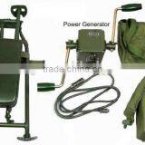 60W Military Hand Cranking Dynamo Power Generator With Seat Stand thumbnail-5