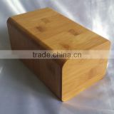 Small size top quality Natural Bamboo box with drawer for pet cremation