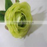 SJ20170005 Green Artificial Silk Flower Rose Bud thumbnail-1