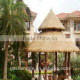 LXY081208 high quality fire proof environmental friendly plastic artificial bali thatch roofing synthetic thatch roof