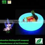 High Quality CE ROHS Approved Led Fruit Plates /PE Plastic Light up Colorful Led Fruit Plate thumbnail-4