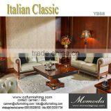 YB68 European Style Leather Sofa,solid Wood Carving Antique Genuine Leather Sofa,living Room Leather Sofa thumbnail-1