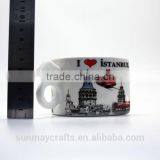 OEM High Quality Custom I Love Istanbul Souvenir Ceramic Cup for Sale thumbnail-5