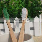 Cheap Environmental Bamboo Wholesale Disposable Hotel Toothbrush for Teeth Whitening thumbnail-3