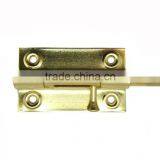 Popular Iron Barrel Bolt, 3" Brass Finish Door Bolt, Window Barrel Bolt Lock thumbnail-3