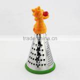 Happy Kitten 8 Inch Resin Statue Stainless Steel Kitchen Grater EU Standard thumbnail-3