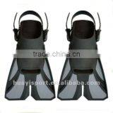 Professional high quality rubber diving flippers for adults adjustable free size