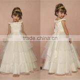 Retail Children Girls Frock Girl Party Dress Baby Princess Tutu Dress Baptism Rose Collar Baby Girls Gauze Christening Dresses thumbnail-1