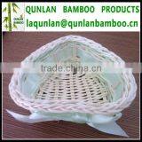 High Quality Heart Shape Bamboo Fruit Baskets for Sale thumbnail-1