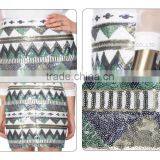 Young Ladies Geometric Pattern Slim Tight Sequin Penicl Skirt thumbnail-4