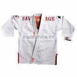 100%cotton Pearl Weave Fabric Shoyroll Style Kimono Bjj gi Brazilian Jiu Jitsu gi thumbnail-6