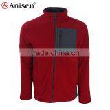 Made in China Zipper-up Casual Wear Xxxxl Red Polar Fleece Women's Coat thumbnail-1