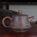 Clay Tea Pot 160ml Nixing Pottery Teapot Kung Fu Tea Set Family Use Pot thumbnail-2