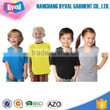 Kids Plain T Shirt Wholesale 100% Cotton Children T-shirts for Boys and Girls OEM Kids Clothing Alibaba Online shopping