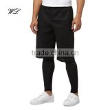 Mens wholesale fashion running basketball training gym running pockets shorts pants layered tights