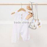 Linen Baby Romper Natural Sleeveless Bodysuit Baby Unisex Vintage Clothes thumbnail-2