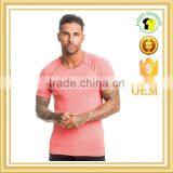 Raglan Sleeve Custom Printed Fitness Shirts , Gym Fitted t Shirt thumbnail-1