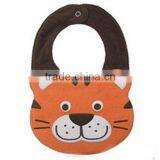 Wholesale Applique Cotton Custom Soft Animal Wholesale Dental Baby Bibs Necklace thumbnail-3
