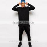 Long Sleeve Rock Shirt Casual T Shirt Man Clothes Tee Slim Fit Shirts 2017 Hip Hop Clothing Plain Hoodies thumbnail-3