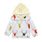 S17480A New Spring Autumn Newborn Baby Girl Clothes Long Sleeve T Shirt +Pant + Hat 3PCS/Set thumbnail-3