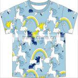 Wholesale Unicorn Short Sleeve T-shirt Clothes Cotton Tees Kids Clothing thumbnail-5
