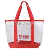 Clear Boat Tote Bag - Made From Clear Vinyl With 600 Denier Polyester Handles and Comes With Your Logo. thumbnail-3