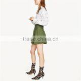 2017 OEM Spring Pleated Young Mini Oasis Skirts With Cords thumbnail-3