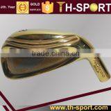 High Performance Pretty Golden Golf Iron Head With OEM Logo thumbnail-1