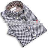 Top 5 Brand t Shirt for Men Plaid Fabric Men T-shirts Embroidery Designs thumbnail-2