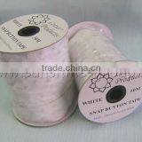 Colored Plastic Snap Button Tape for Garment, Polyester Tape, Press Snap Button thumbnail-1