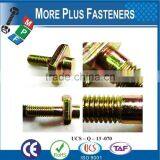 Made in Taiwan Automotive Special and Standard Fastener Hex Flange Head Cap Screw Double End Screw thumbnail-1