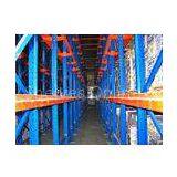 High Volume Drive In Pallet Rack , 4000mm Cold Rolled Structure Steel Rack