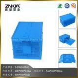 Wholesale Plastic Folding Mesh Style Crate With Attached Lid thumbnail-2