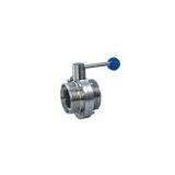 Sanitary Threaded Butterfly Valve thumbnail-1