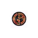 Heat - Sealed Machine Embroidery Badges 3D Embroidered Crest Patches