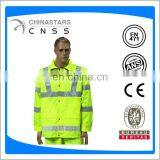 Hi vis reflective rain suit