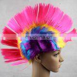 Halloween Funny Crazy Costume Party Human Hair Wig thumbnail-3