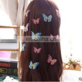 Women's lace butterfly hairpins girl's lovely fashion hair clips The bride headdress hair studio props