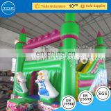 Inflatable combo bouncy castle inflatable kingdom combo with slide bouncer