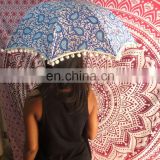 Cotton Mandala Handmade Parasole Sun Protection Umbrella