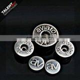 Custom Private Brand Name Logo Clothes Metal Alloy Button For Jeans thumbnail-3