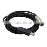 XLR Female to USB Male Microphone Mic Link Cable 3M 10FT thumbnail-1