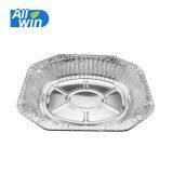 big size oval aluminum foil turkey plate use for kitchen&catering