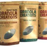 OUTOP Packaging Free Samples Standing up Pouches Brown Kraft Paper Bag With Window thumbnail-4