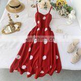 TWOTWINSTYLE Vintage Strapless Off Shoulder Backless DOT Dresses Female Fashion 2020 thumbnail-4