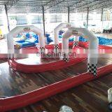 Portable Outdoor Inflatable Sport Game Zorb Ball Go Kart Inflatable Race Track thumbnail-4