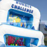 Seaworld Themed Inflatable Carnival Games Set Big Mouth Baseball Basketball Challenge Game For Children thumbnail-6