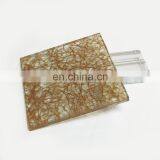 China Hot Selling Best High Quality Pattern Fabric Tempered Laminated Decorative Glass Panels for Sale Wholesale Price m2 thumbnail-6